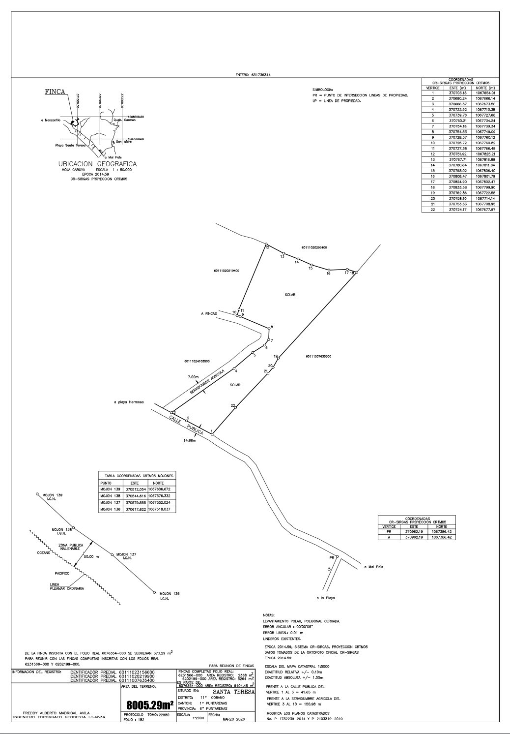 Survey plan — The Gate